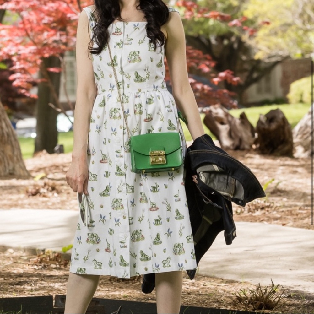 Kiel James Patrick Sarah Patrick topiary dress.